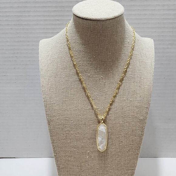 Kendra Scott White and Gold‎ Necklace New! - Picture 6 of 6